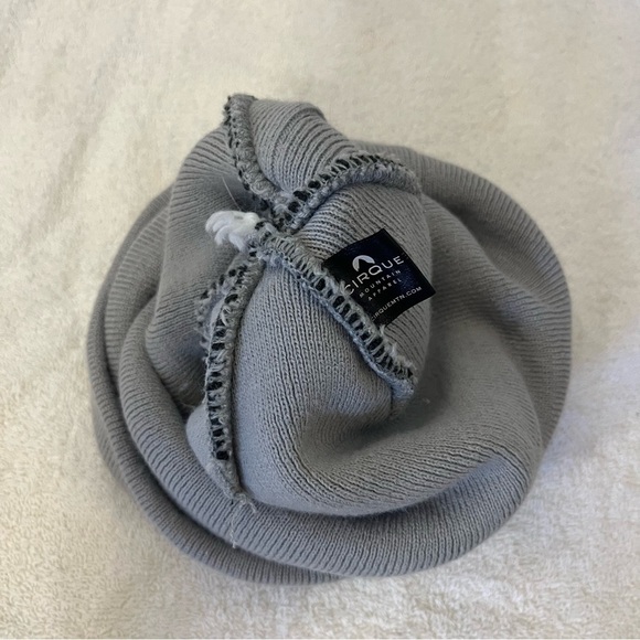 Steamboat Black and Gray Knit Ski Beanie - Picture 6 of 10